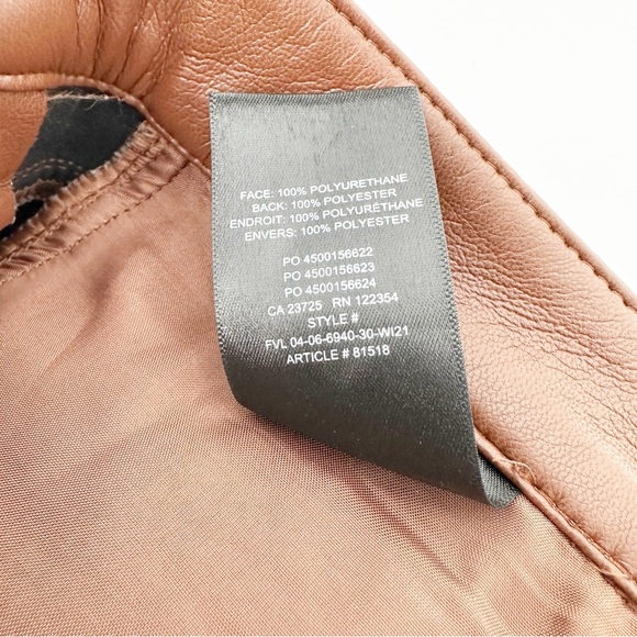 Aritzia Wilfred Melina Faux Leather Pant - Picture 6 of 6